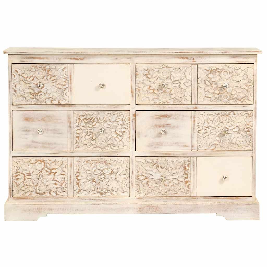Credenza in Legno Massello di Mango 120x40x80 cm vidaXL