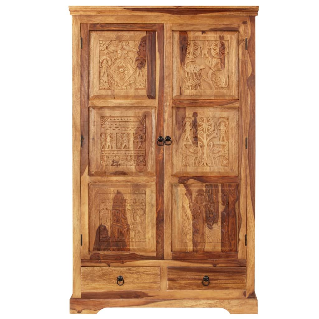 Credenza in Legno Massello 110x45x180 cm vidaXL