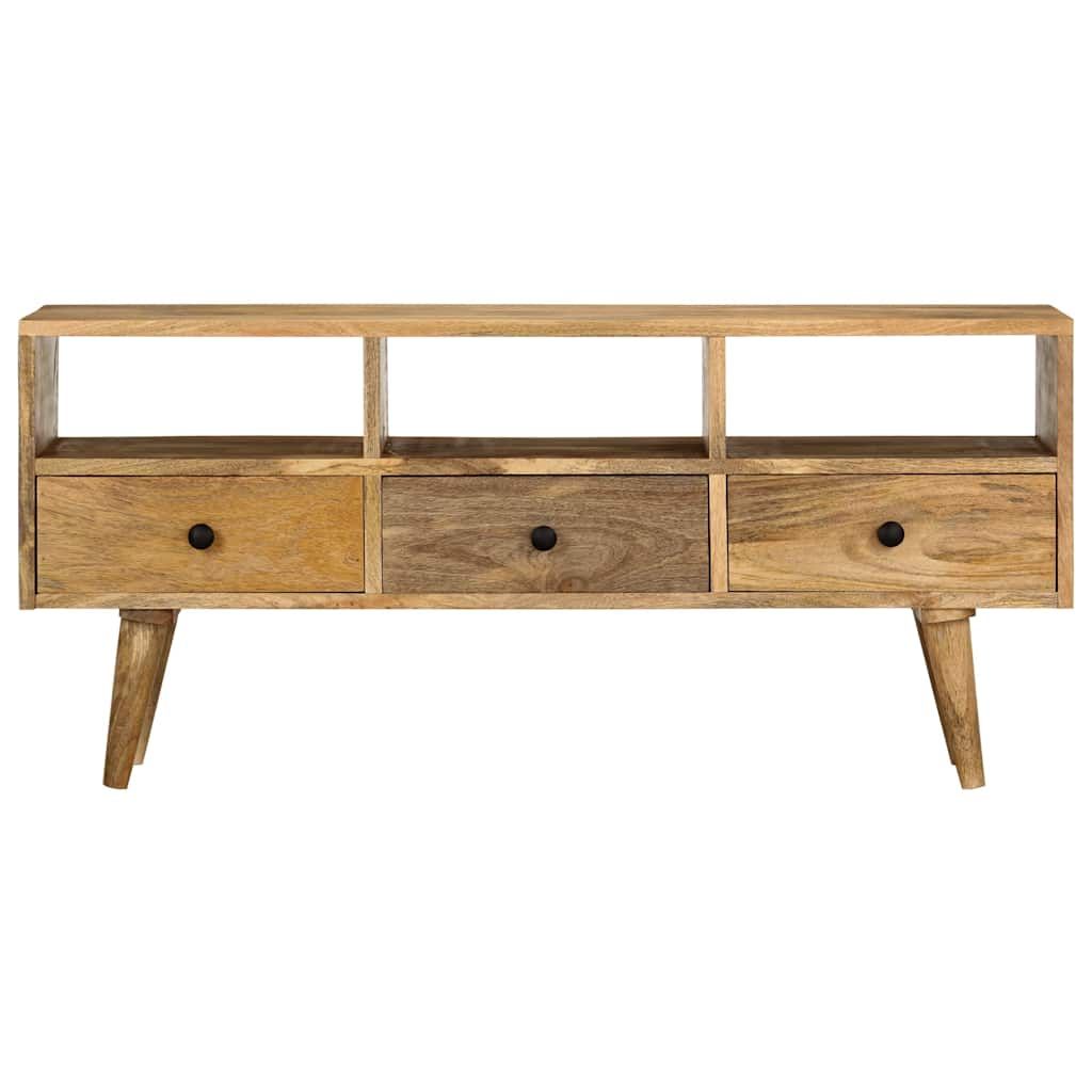 Mobile Porta TV 110x36x50 cm in Legno Massello di Mango vidaXL