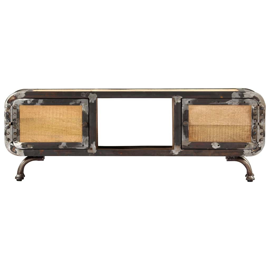 Mobile Porta TV 120x30x42 cm in Legno Massello di Mango vidaXL