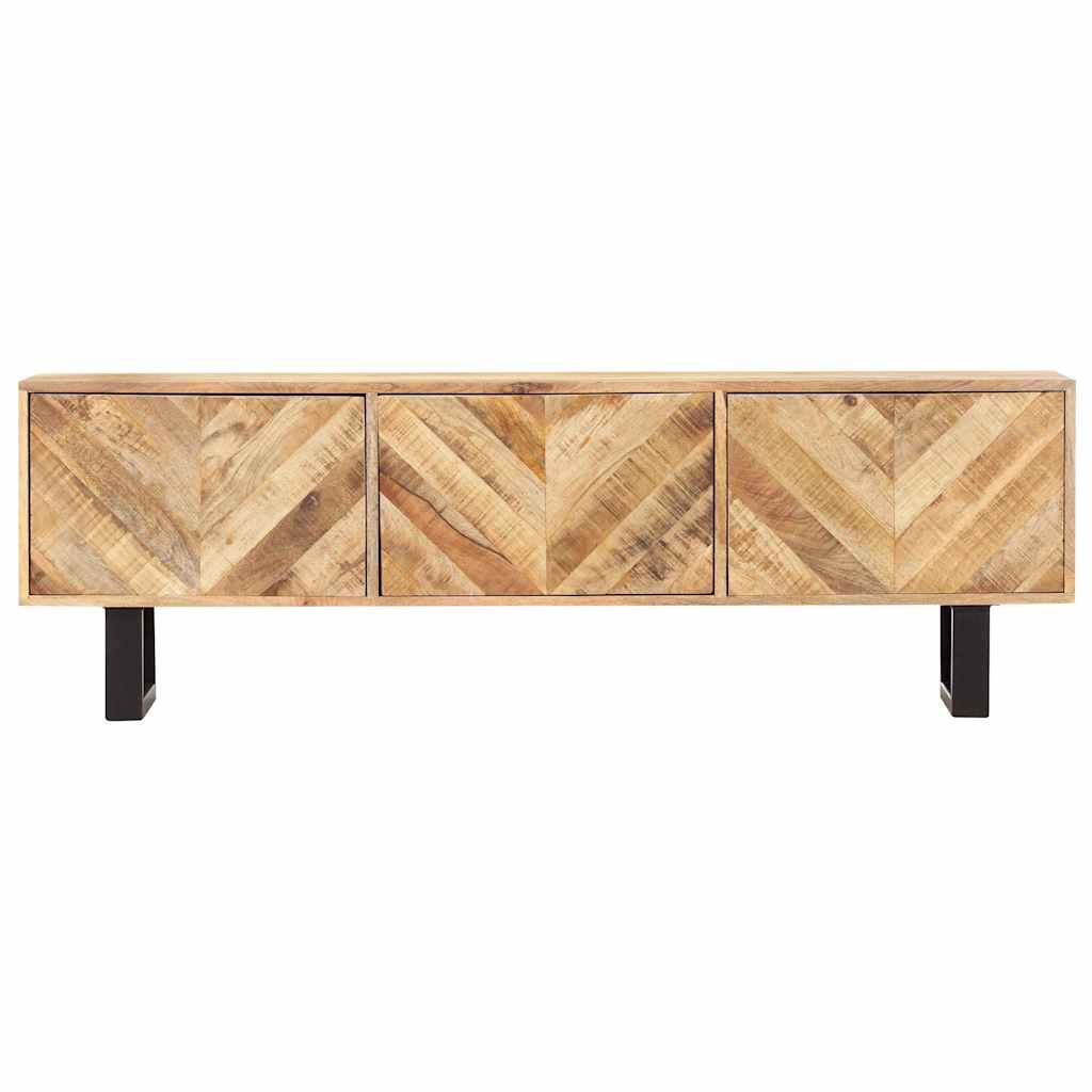 Mobile Porta TV 140x30x45 cm in Legno Massello di Mango vidaXL
