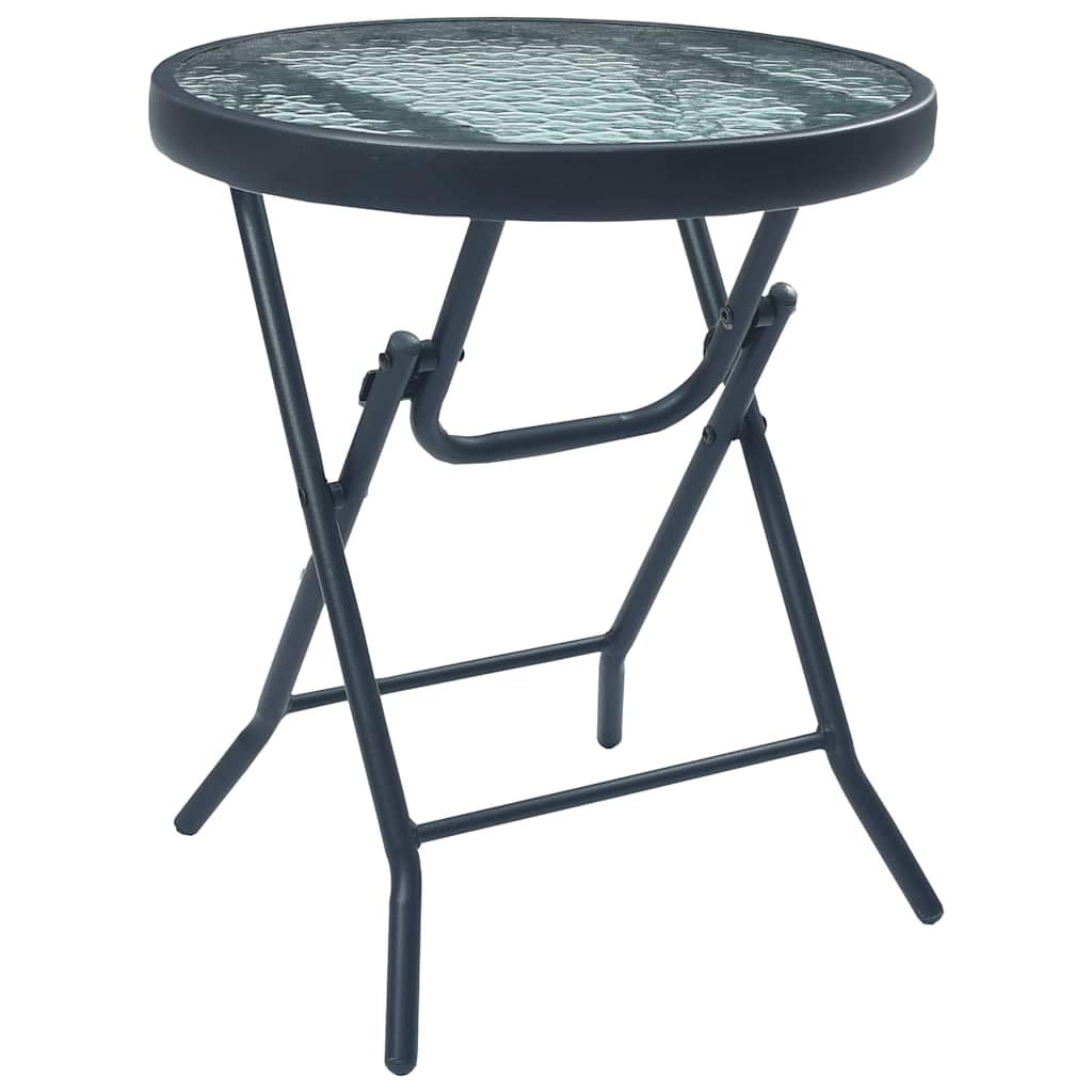 Set da Bistrot 3 pz Crema in Acciaio vidaXL