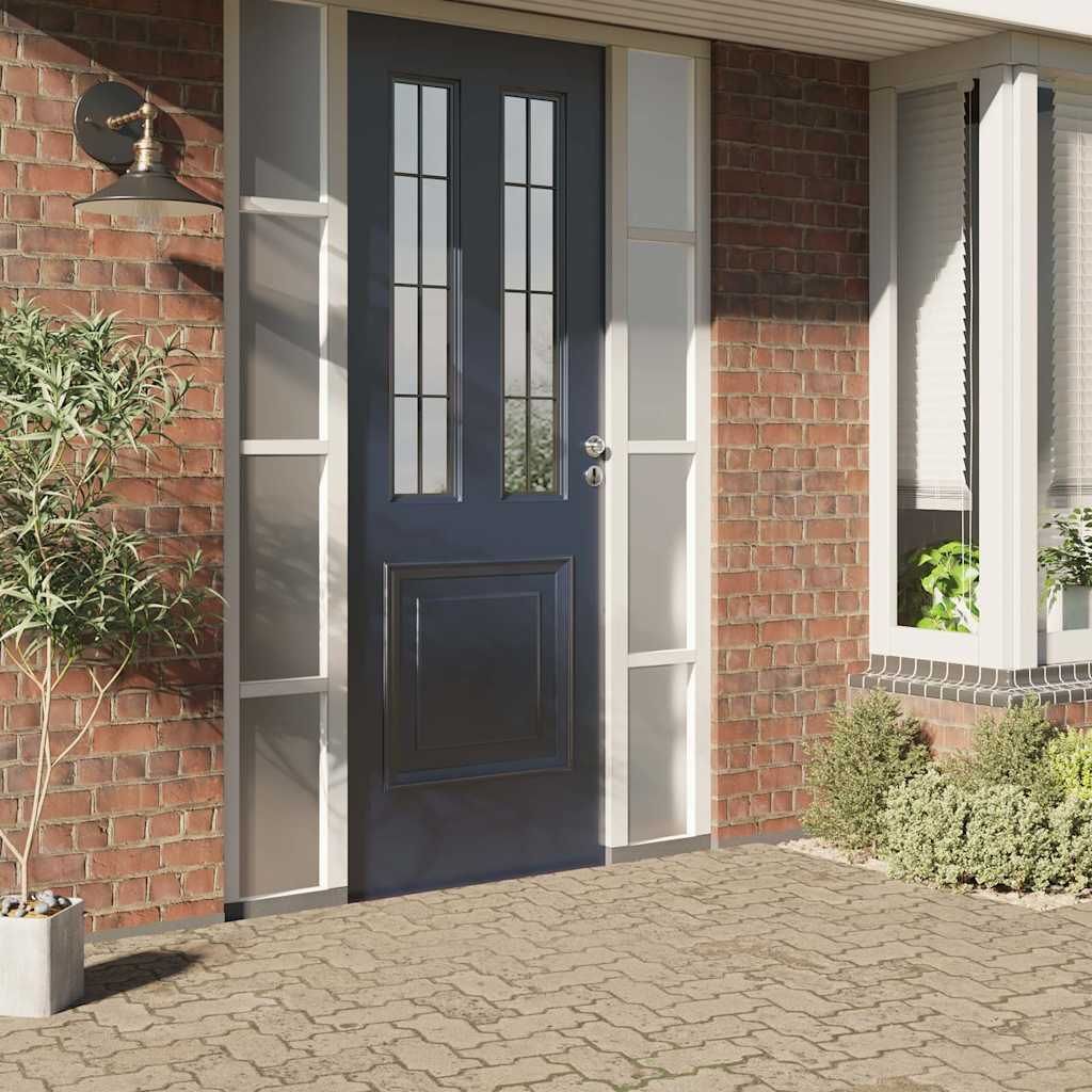 Pellicola Statica Smerigliata Grigio 45x500cm PVC vidaXL