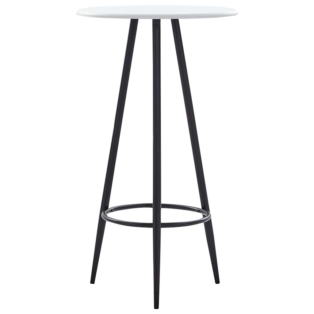 Set da Bar 3 pz in Tessuto Crema vidaXL