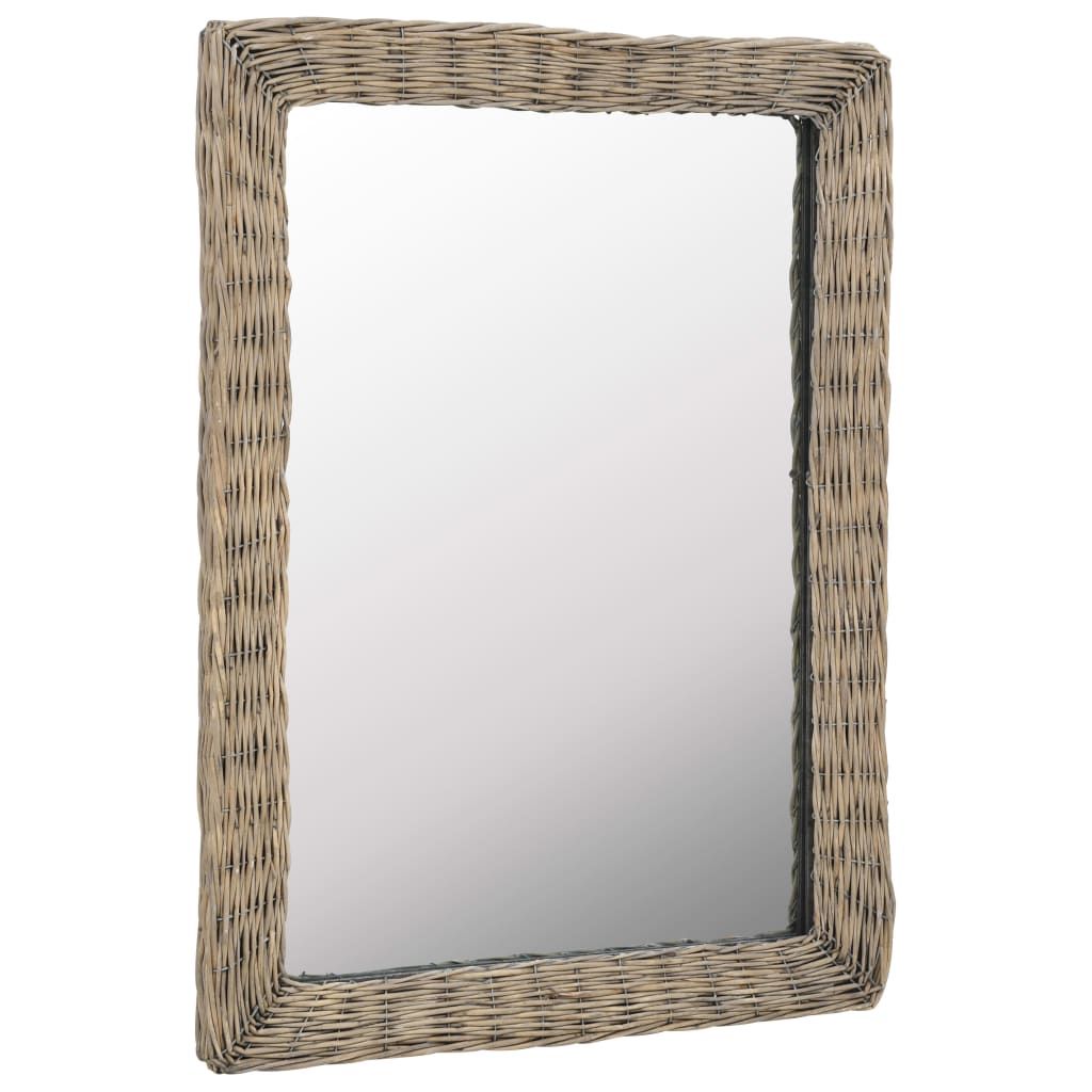 Specchio in Vimini Marrone 60x80 cm vidaXL