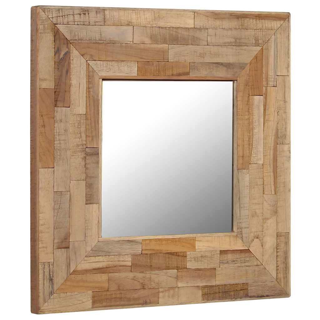 Specchio in Teak di Recupero 50 x 50 cm vidaXL