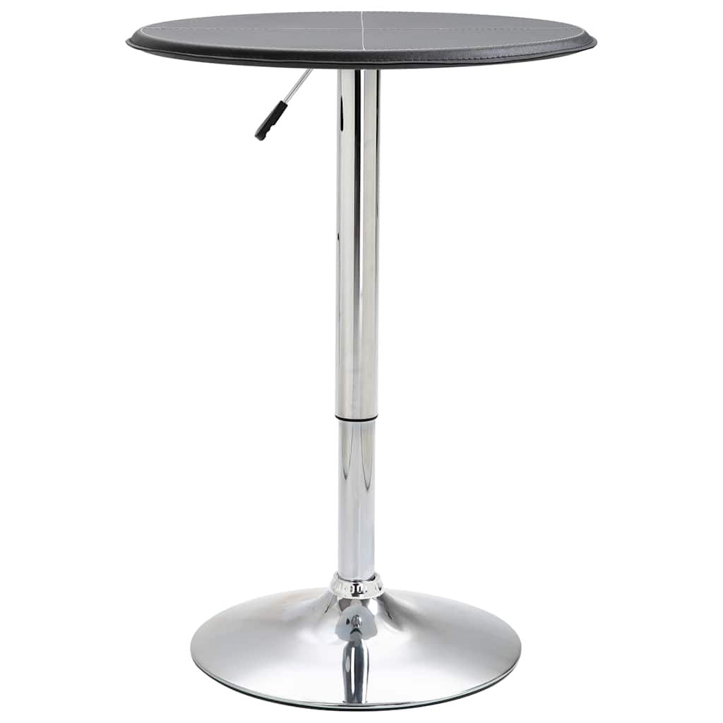 Set da Bar 3 pz Nero in Similpelle vidaXL