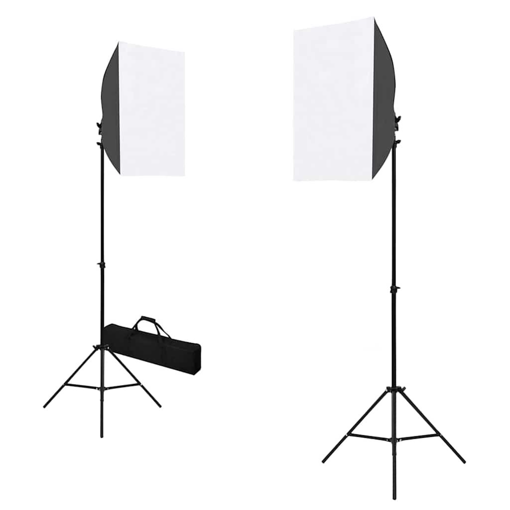Kit per Studio Fotografico con Set Luci, Fondale e Riflettore vidaXL