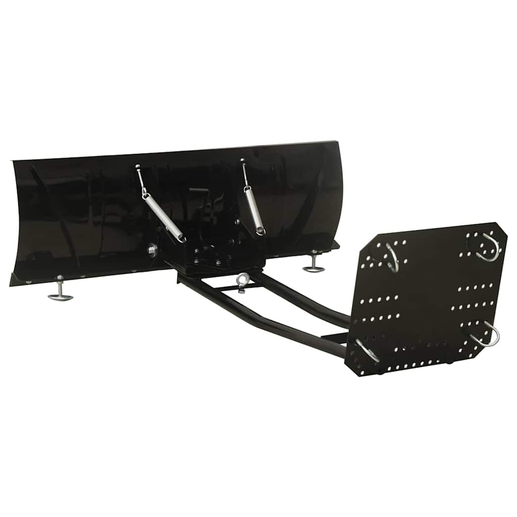 Spazzaneve per ATV 115x38 cm Nero vidaXL