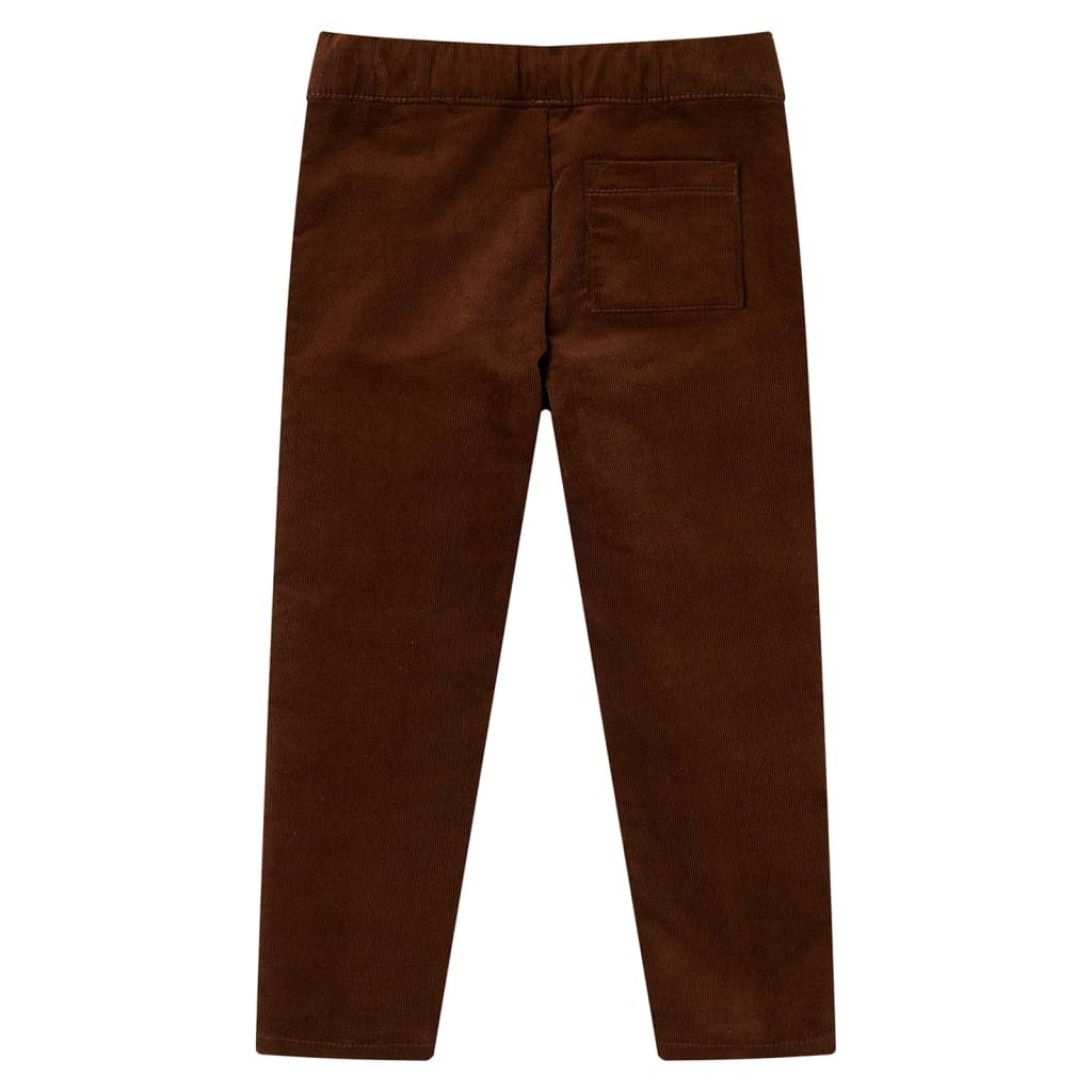 Pantaloni da Bambino Cognac 140 vidaXL