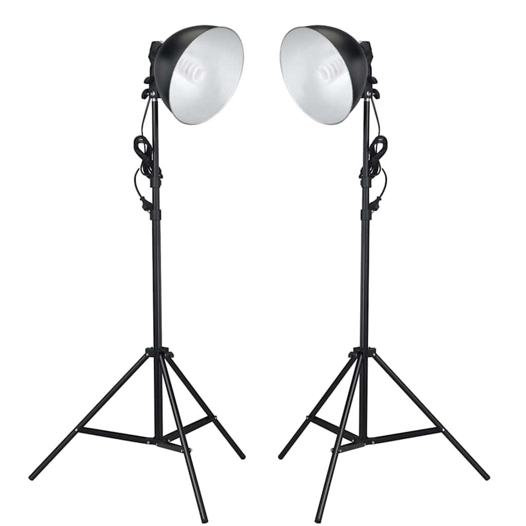 Set Studio Fotografico con Lampada Studio Fondale e Riflettore vidaXL