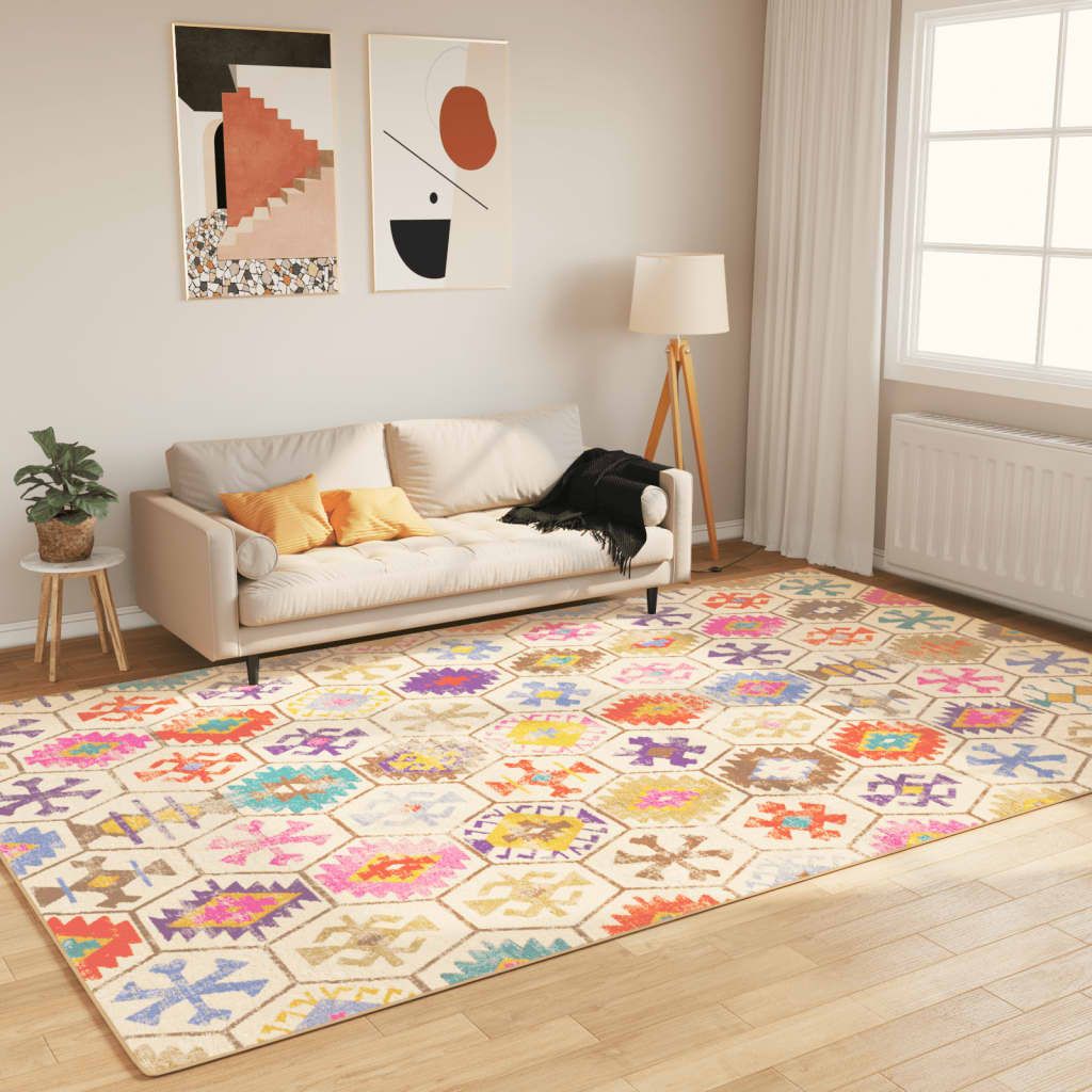 Tappeto Lavabile Multicolore 190x300 cm vidaXL
