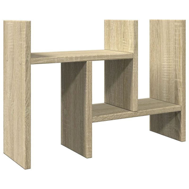Organizer Scrivania Rovere Sonoma 34,5x15,5x35,5 cm Multistrato vidaXL