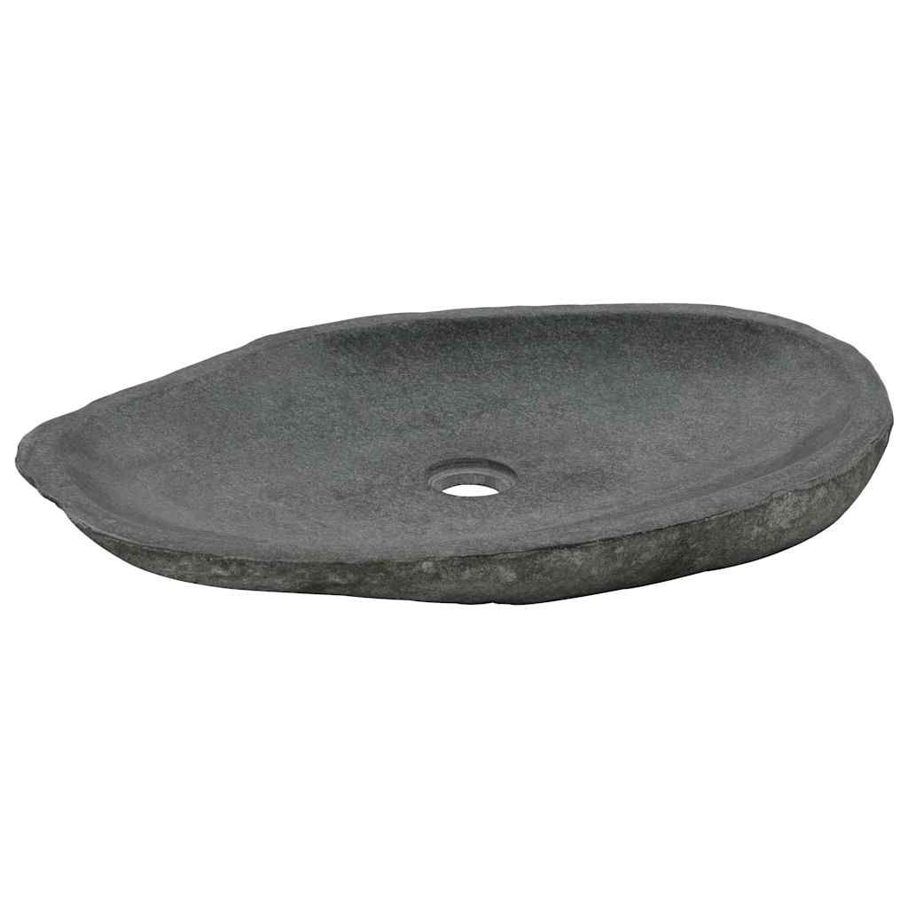 Lavandino Ovale in Pietra di Fiume 60-70 cm vidaXL