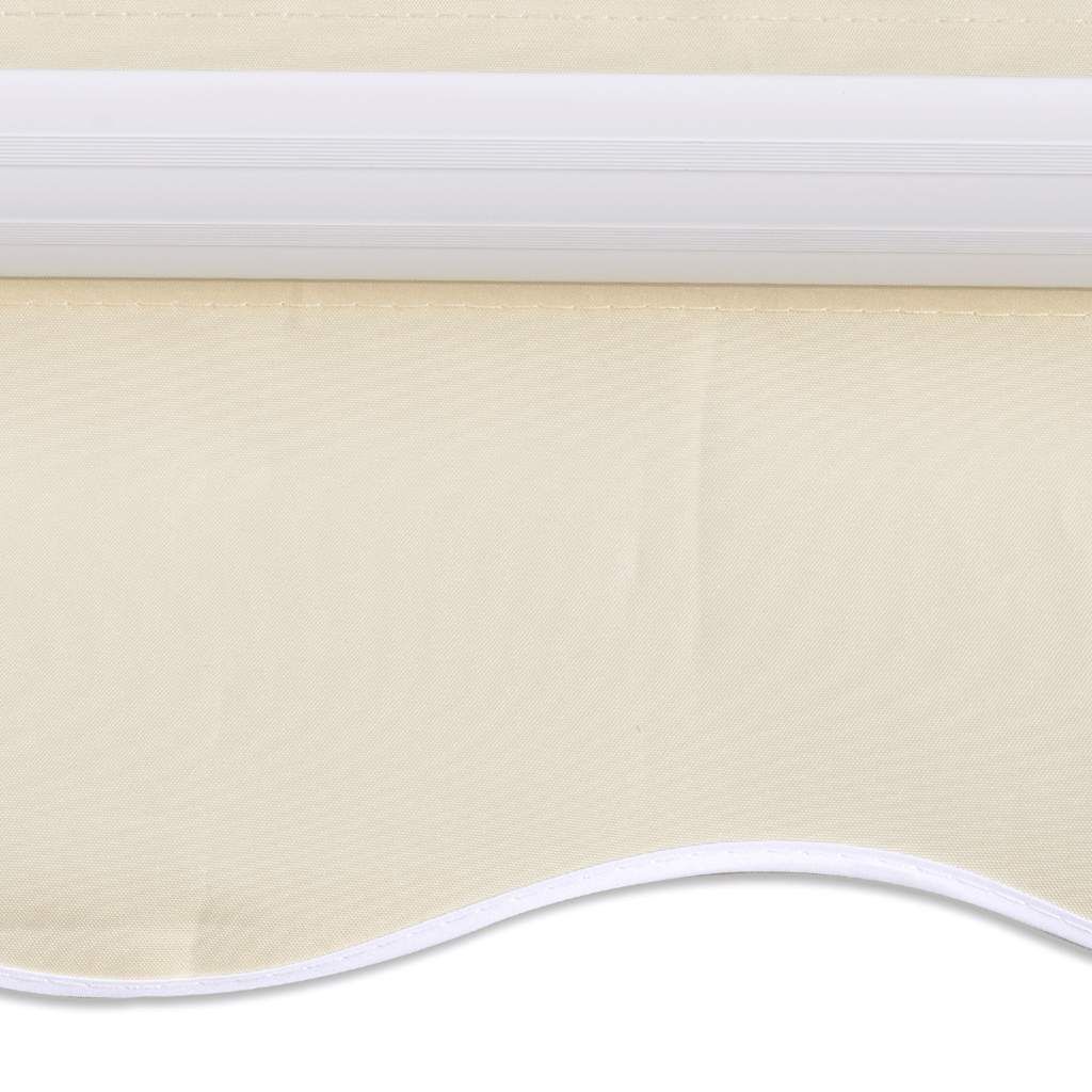 Tenda da Sole Pieghevole 400 cm Crema vidaXL