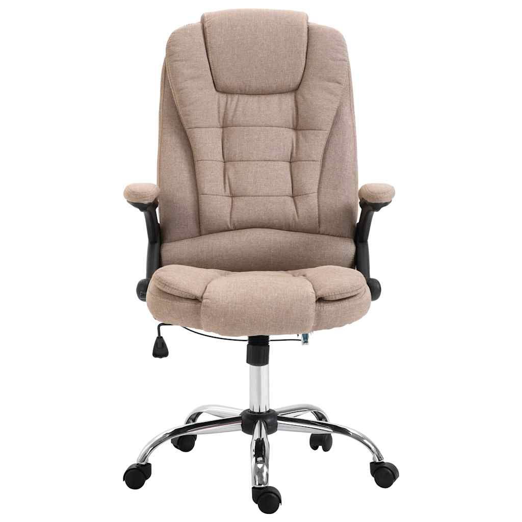 Sedia da Ufficio Grigio Talpa in Poliestere vidaXL