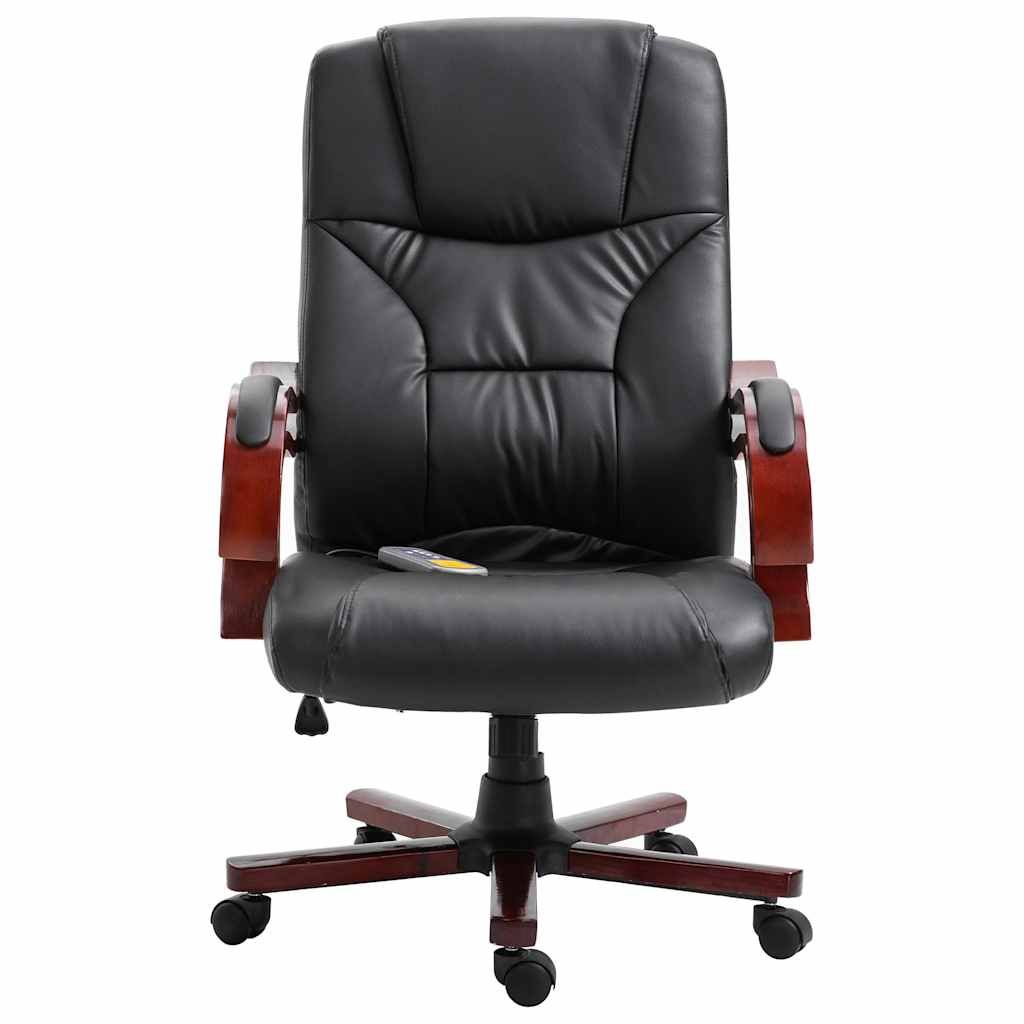 Sedia da Ufficio Nera in Similpelle vidaXL