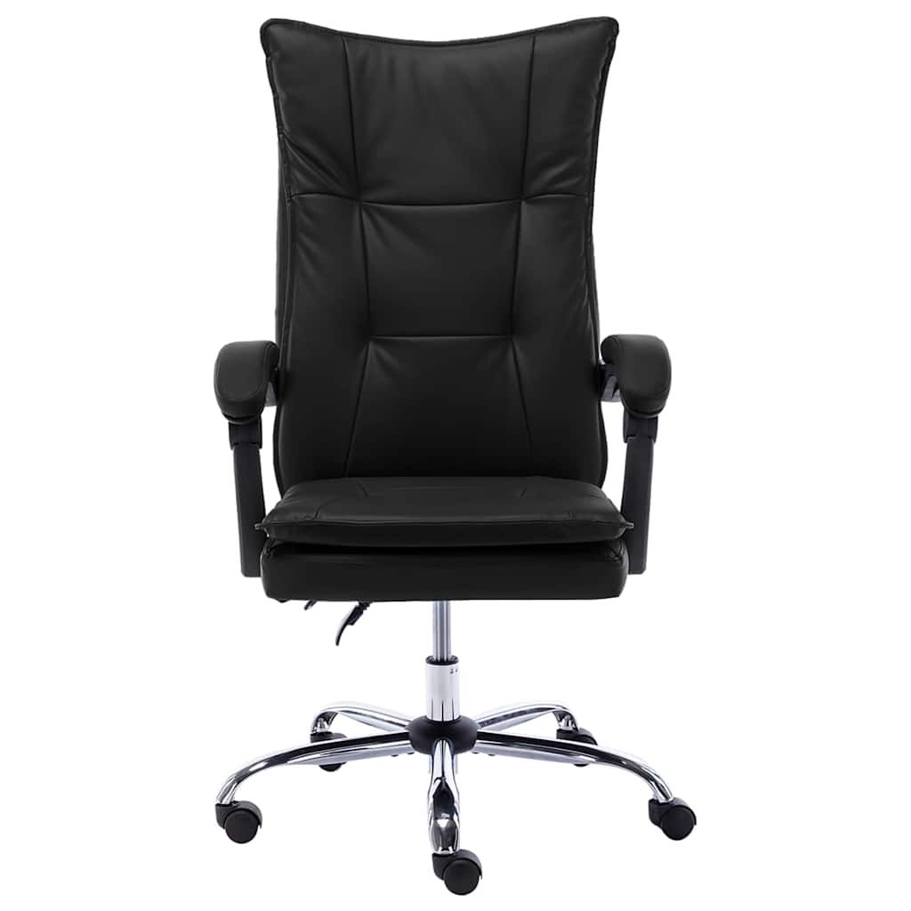 Sedia da Ufficio Nera in Similpelle vidaXL