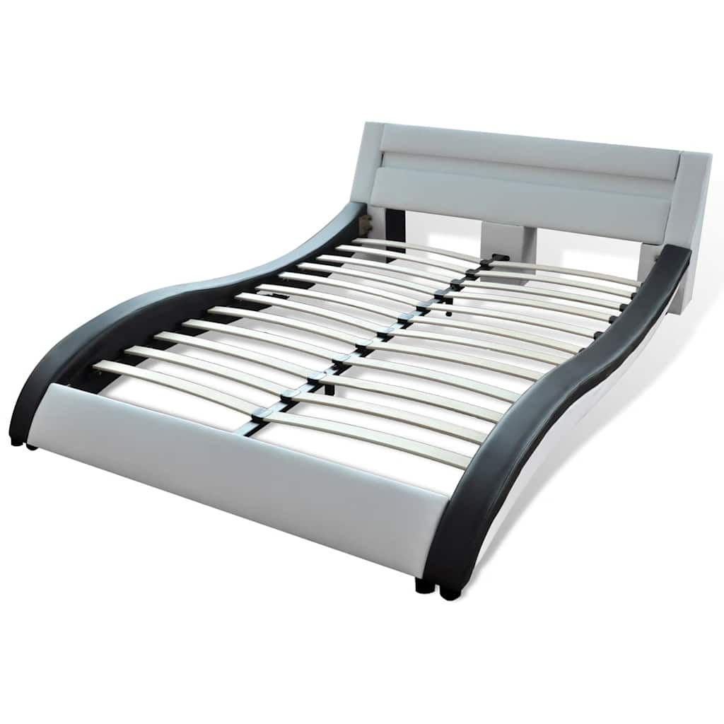 Letto con Materasso Memory e LED in Similpelle 180x200 cm vidaXL