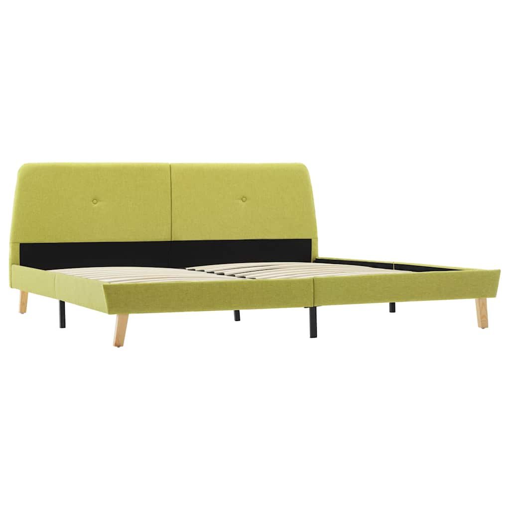 Giroletto Verde in Tessuto 160x200 cm vidaXL