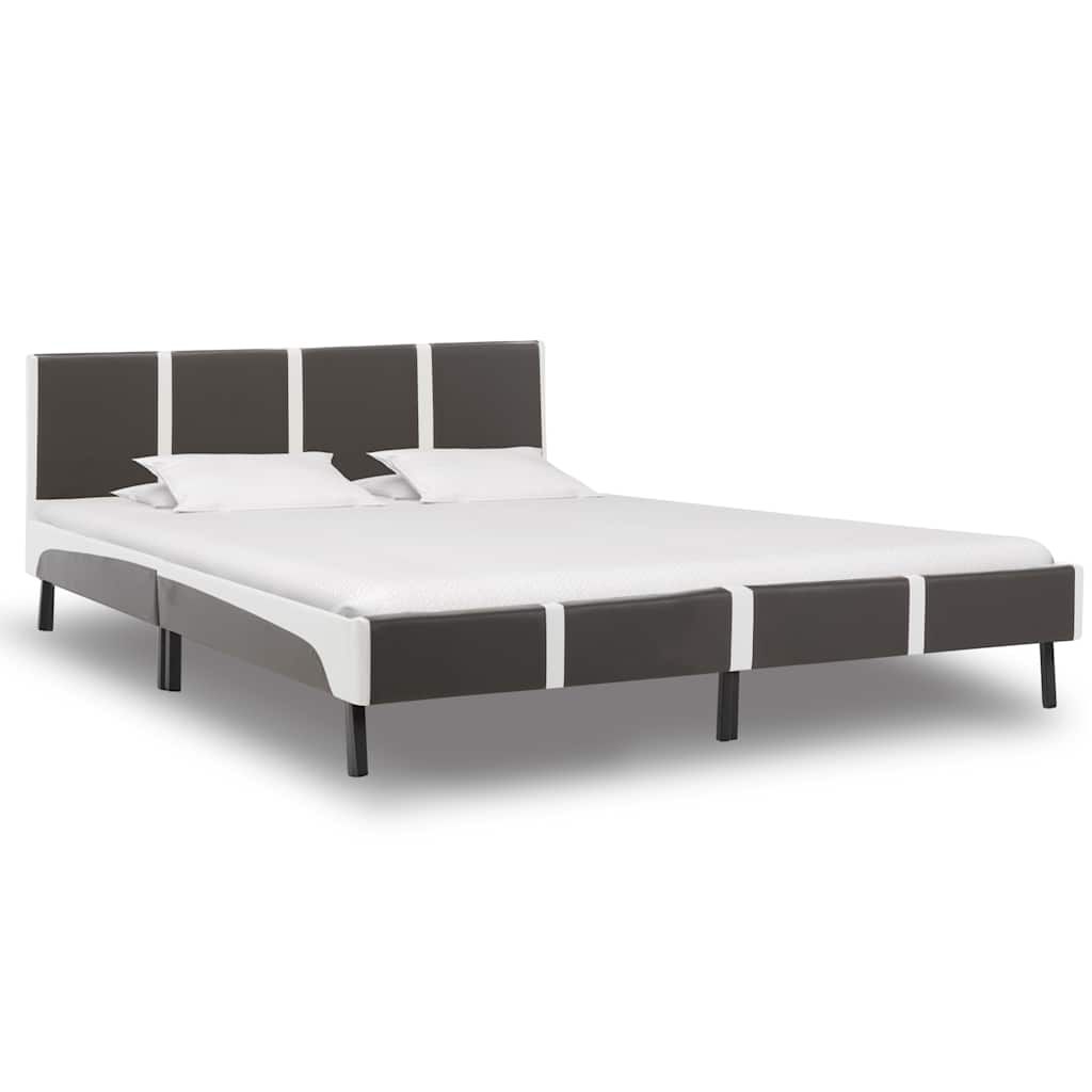 Letto con Materasso Memory Foam in Similpelle 160x200 cm vidaXL