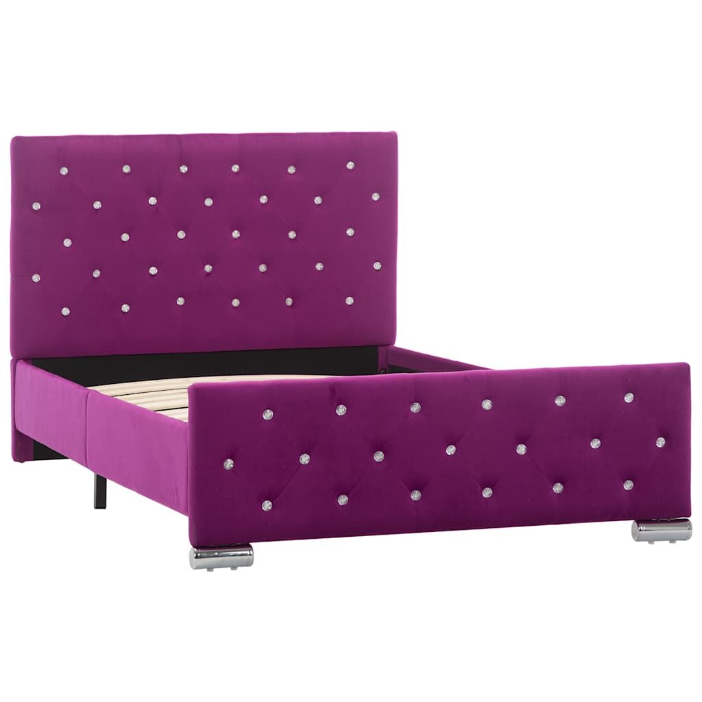 Giroletto Viola in Velluto 100x200 cm vidaXL