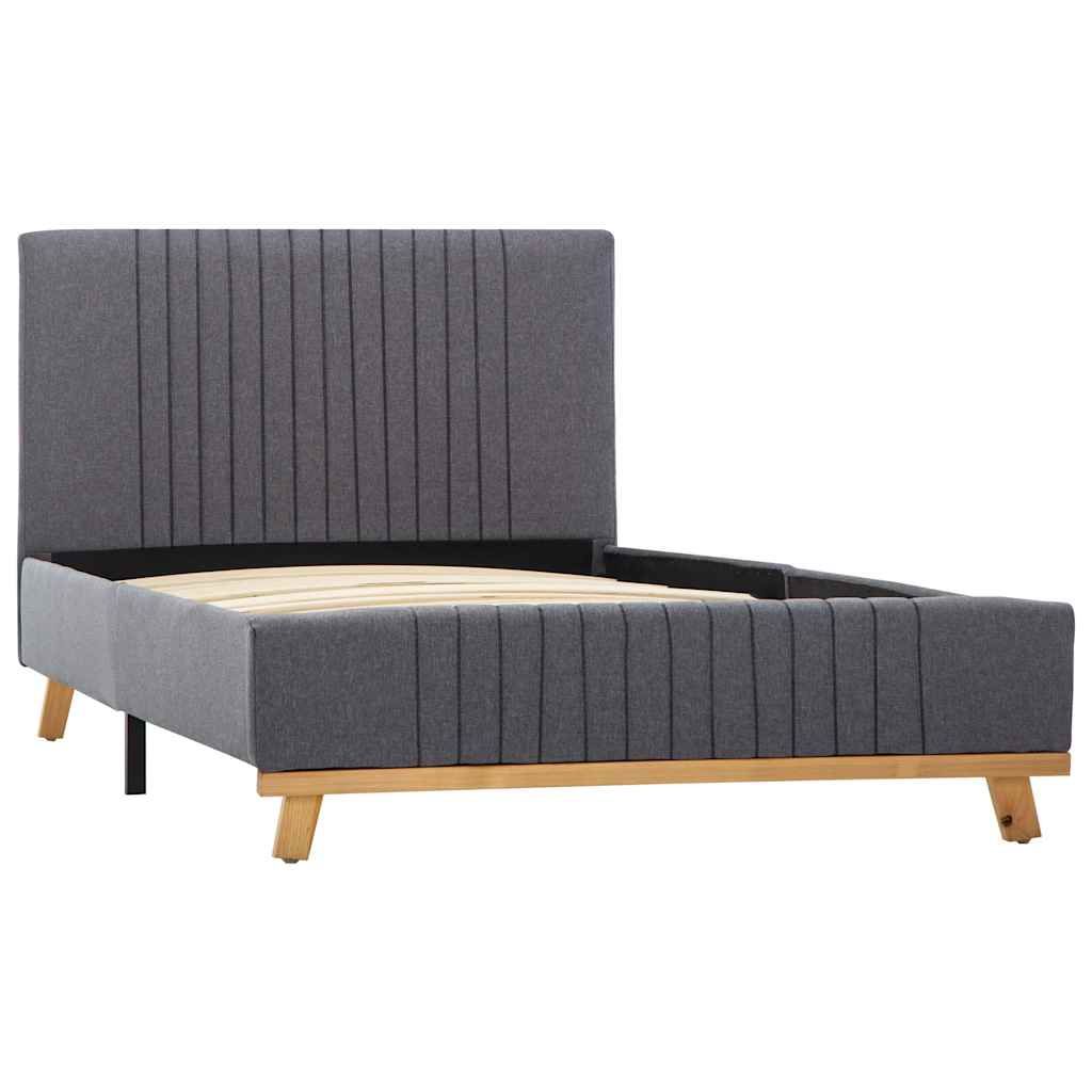 Giroletto in Tessuto Grigio Chiaro 90x200 cm vidaXL