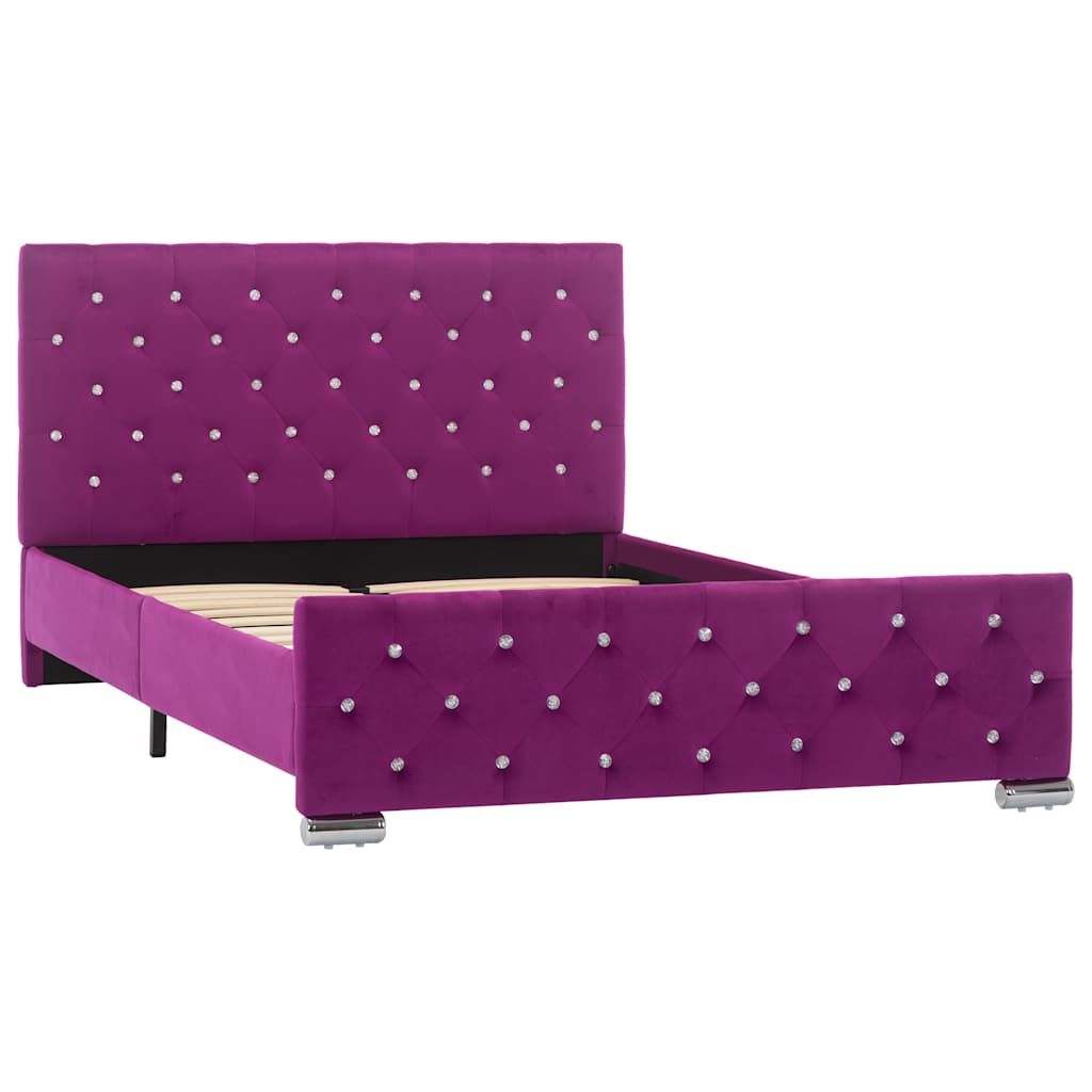 Giroletto Viola in Velluto 120x200 cm vidaXL