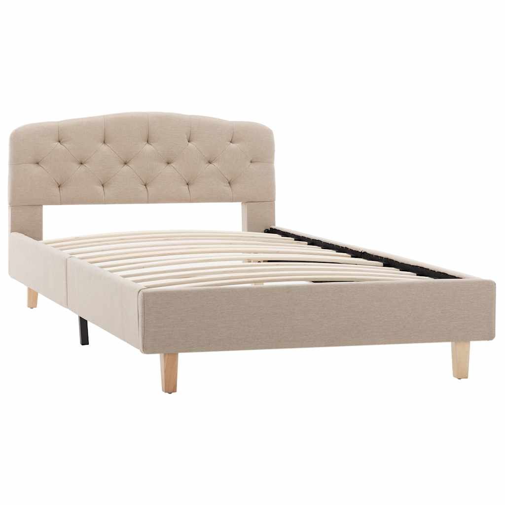 Giroletto Beige in Tessuto 100x200 cm vidaXL
