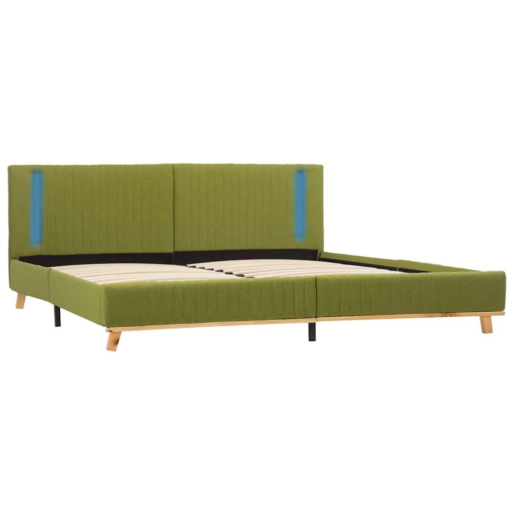 Giroletto con LED Verde in Tessuto 180x200 cm vidaXL