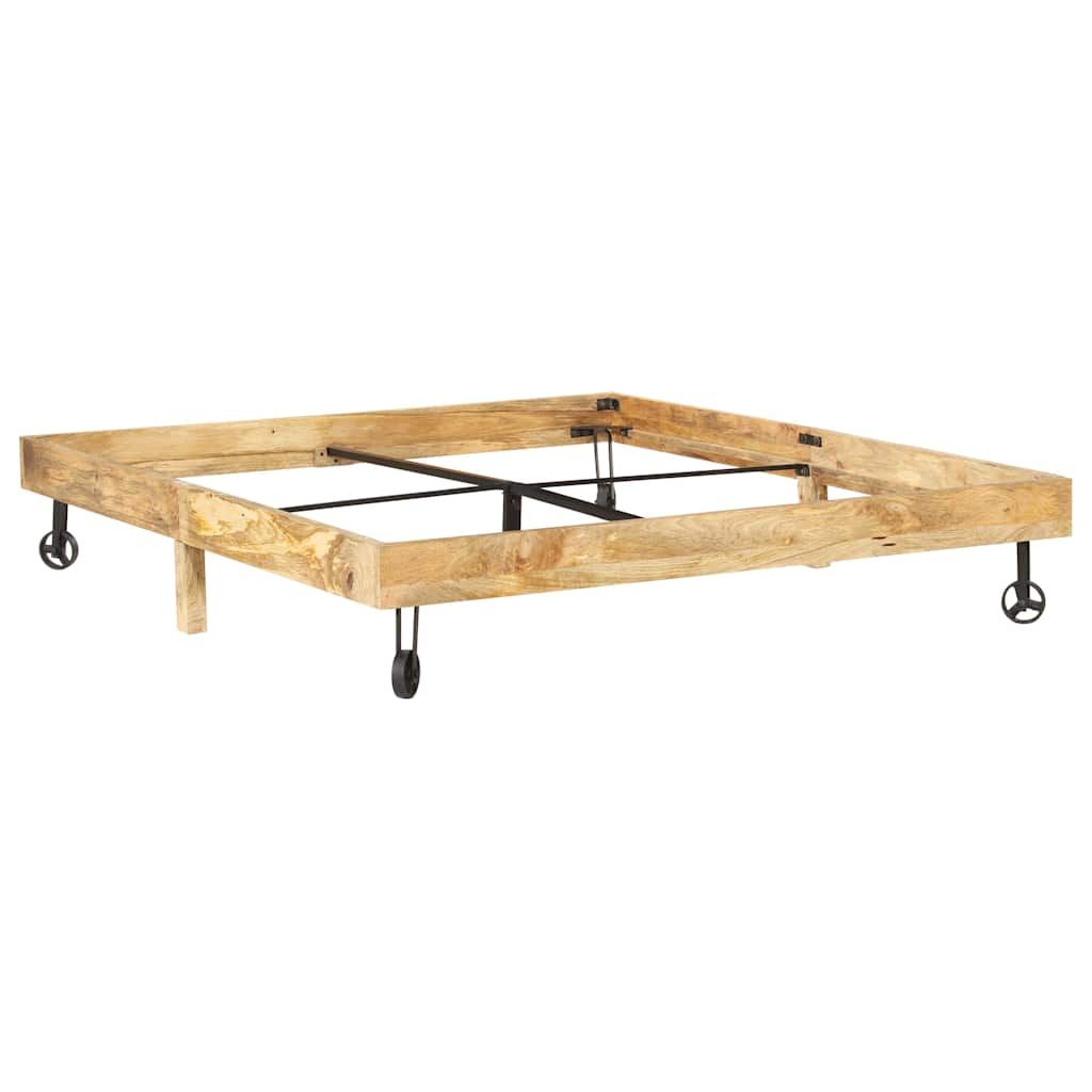 Giroletto in Legno Massello di Mango 160x200 cm vidaXL