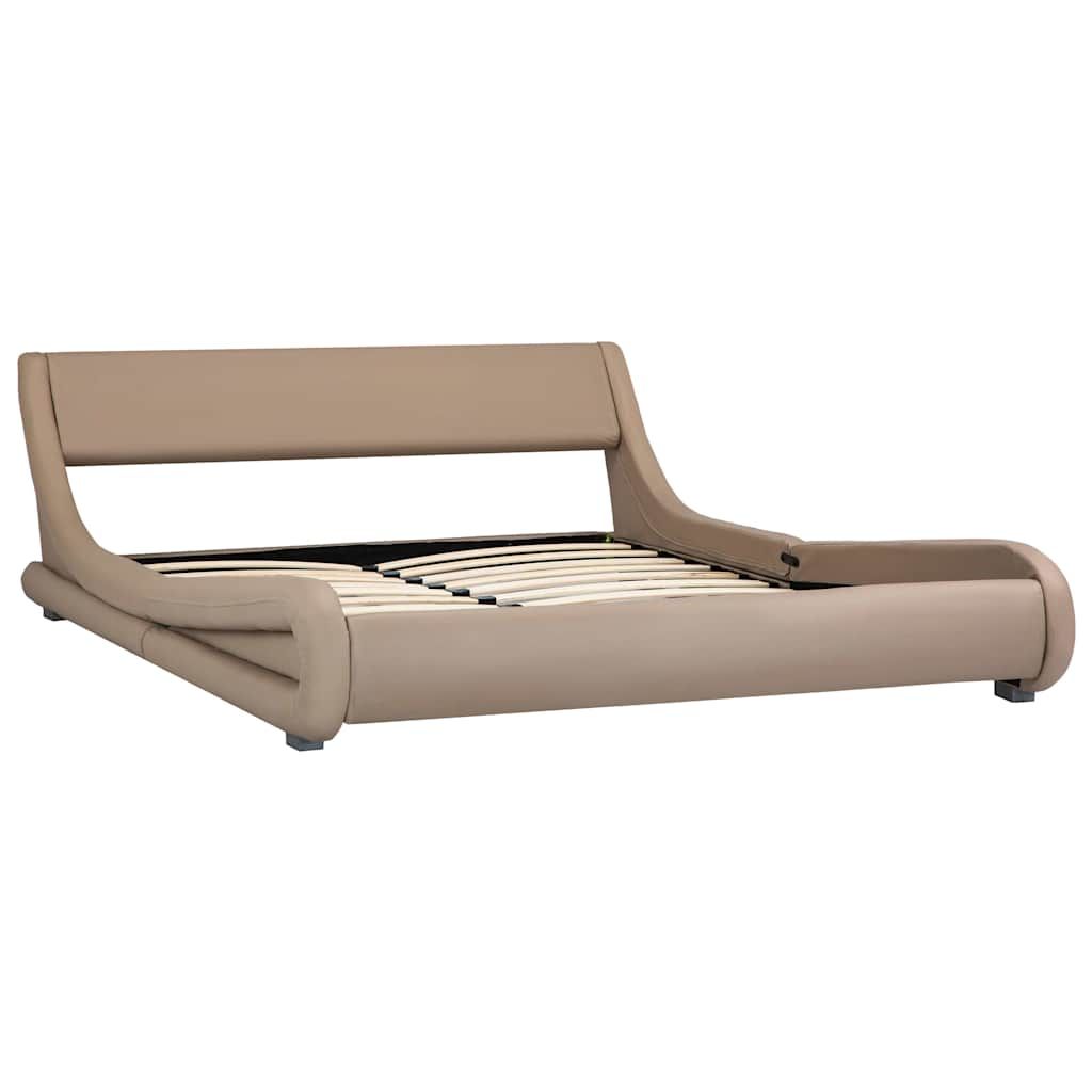 Giroletto Cappuccino in Similpelle 160x200 cm vidaXL