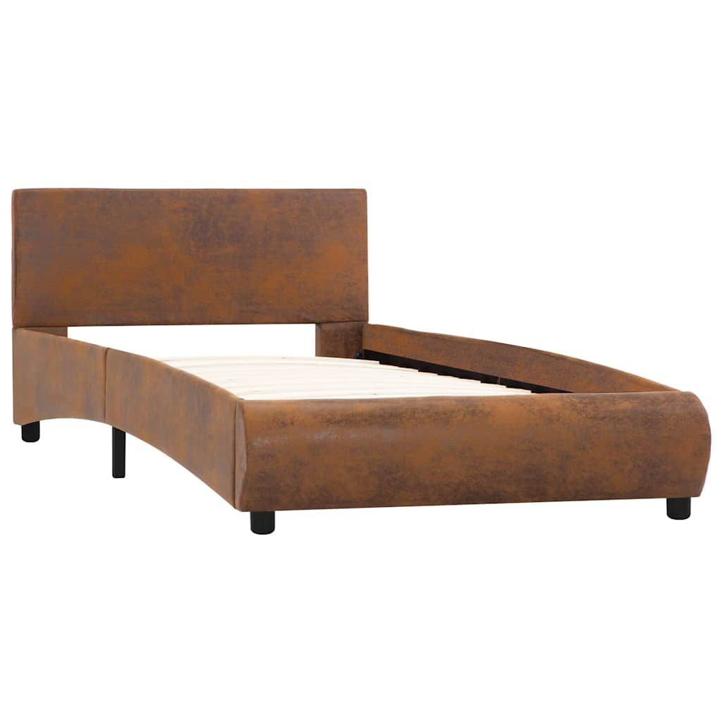 Giroletto Marrone in Similpelle 90x200 cm vidaXL