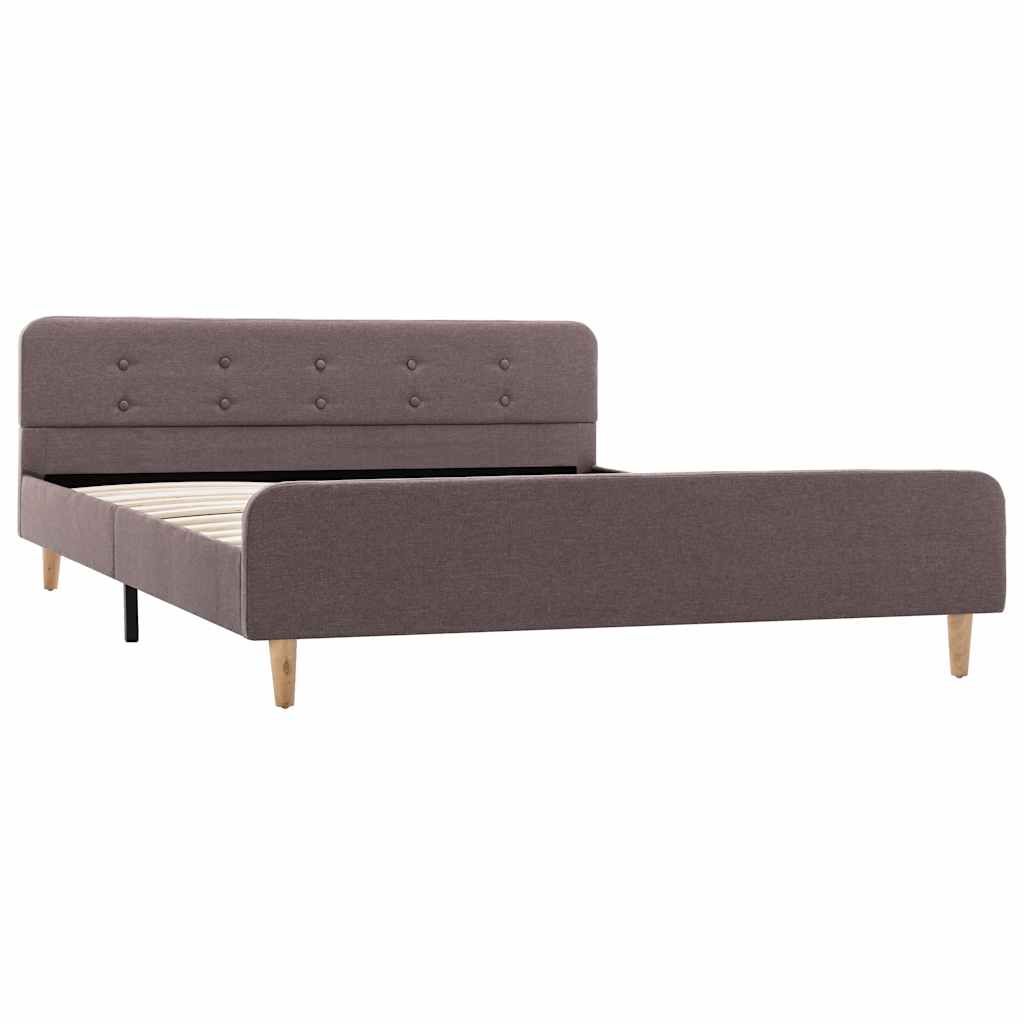 Giroletto Grigio Talpa in Tessuto 140x200 cm vidaXL