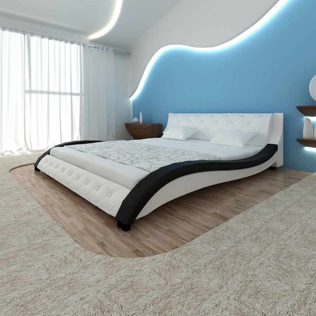 Letto con Materasso con Memoria in Similpelle 180x200 cm vidaXL