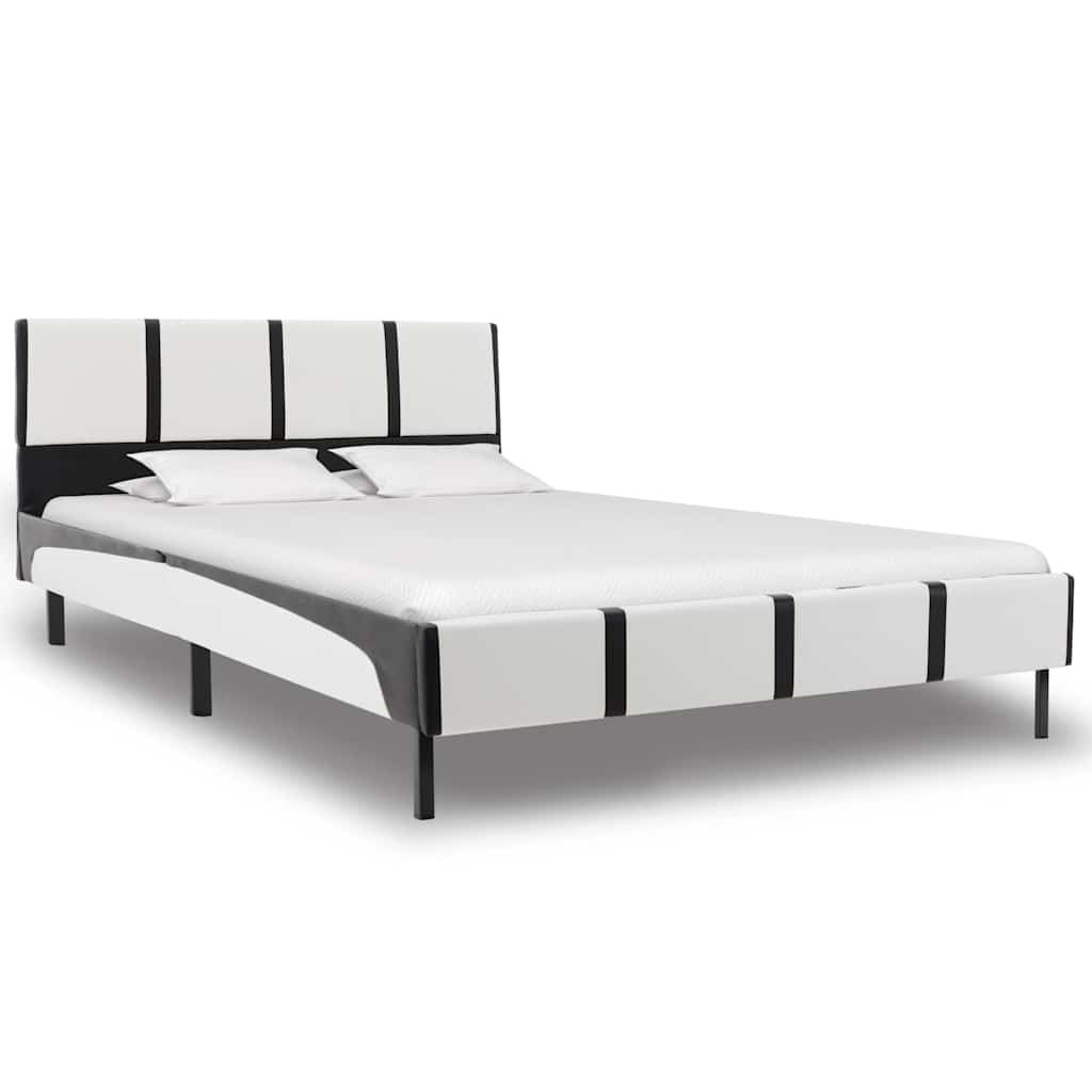 Letto con Materasso Memory Foam in Similpelle 140x200 cm vidaXL