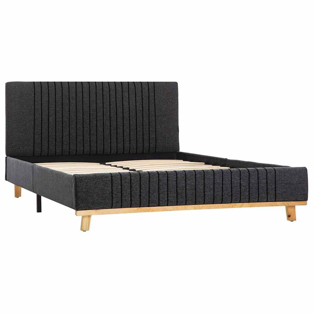 Giroletto Grigio Scuro in Tessuto 140x200 cm vidaXL