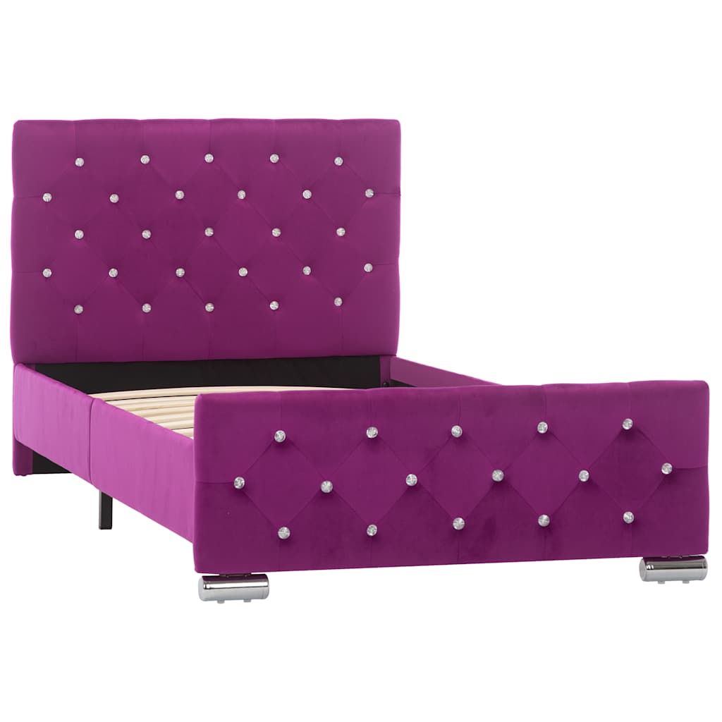 Giroletto Viola in Velluto 90x200 cm vidaXL