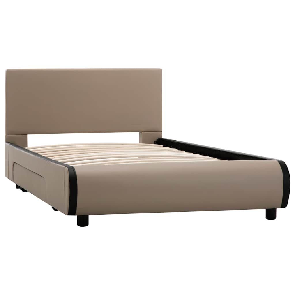 Giroletto con Cassetti Cappuccino in Similpelle 90x200 cm vidaXL