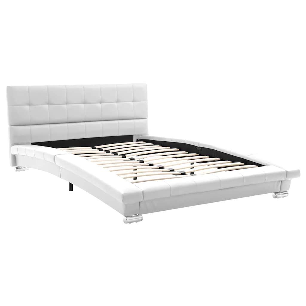 Giroletto Bianco in Similpelle 200x120 cm vidaXL