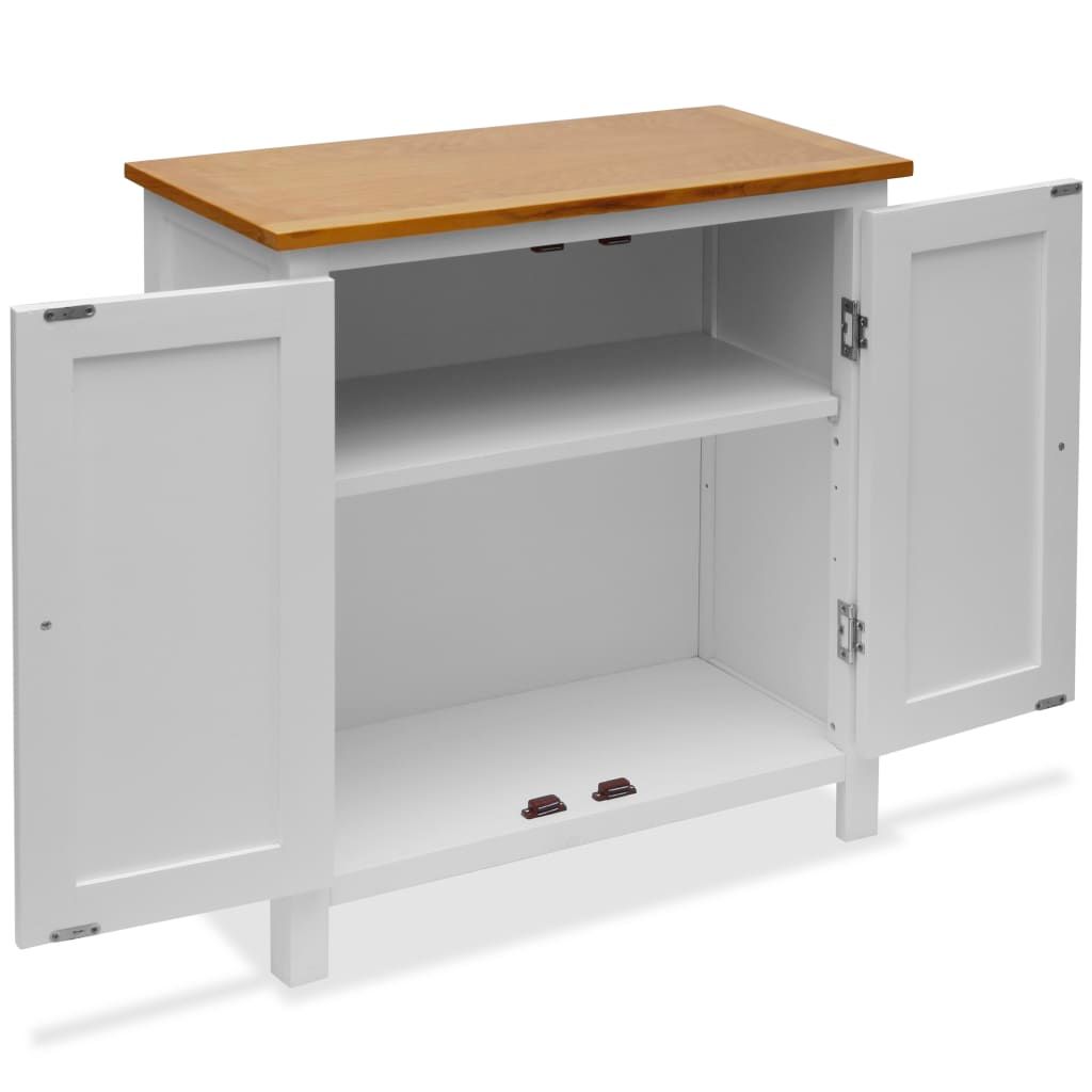 Credenza 70x35x75 cm in Massello di Rovere vidaXL