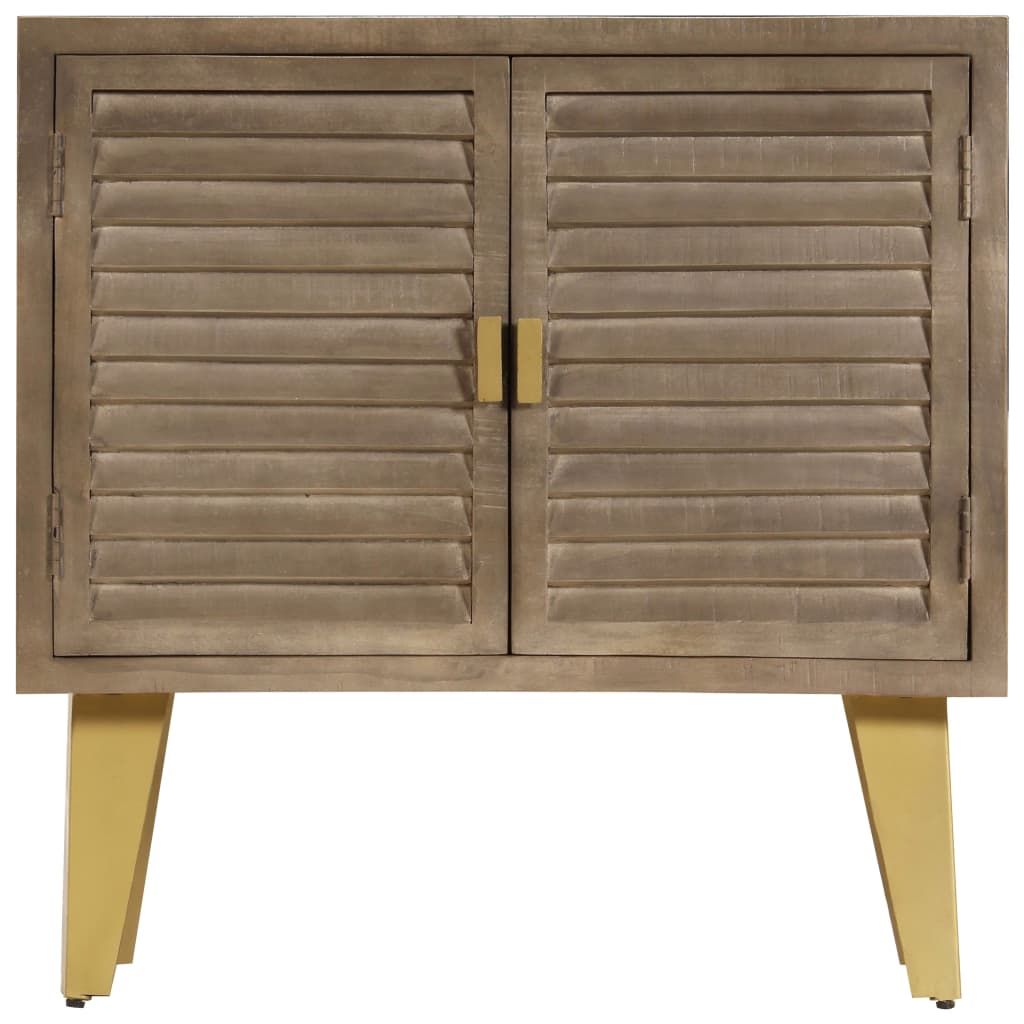 Credenza 80x35x80 cm in Massello di Mango e Ghisa vidaXL