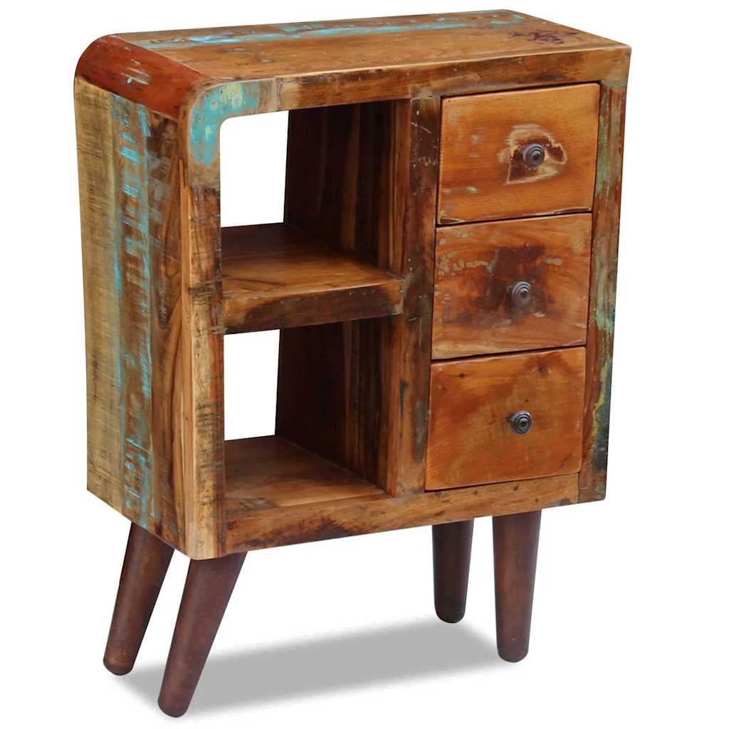 Credenza in Legno Massello di Recupero 60x30x80 cm vidaXL