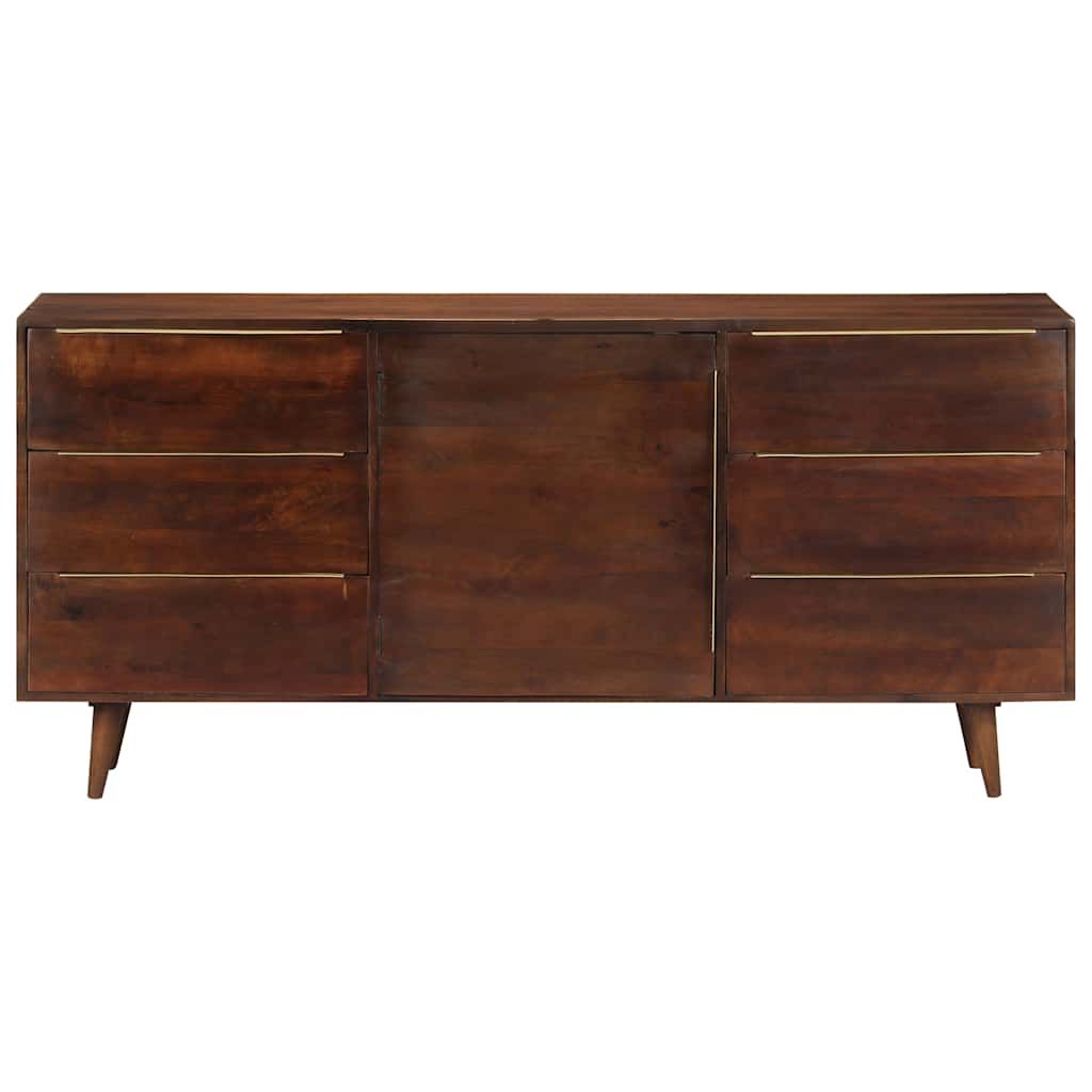 Credenza con 6 Cassetti 175x40x82 cm Legno Massello di Mango vidaXL