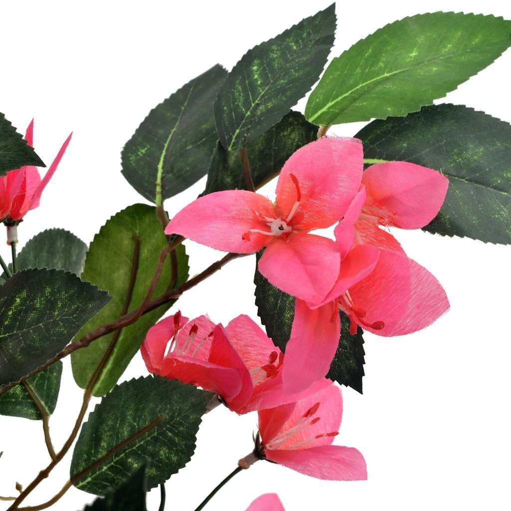 Rododendro Artificiale con Vaso Rosa 165 cm vidaXL