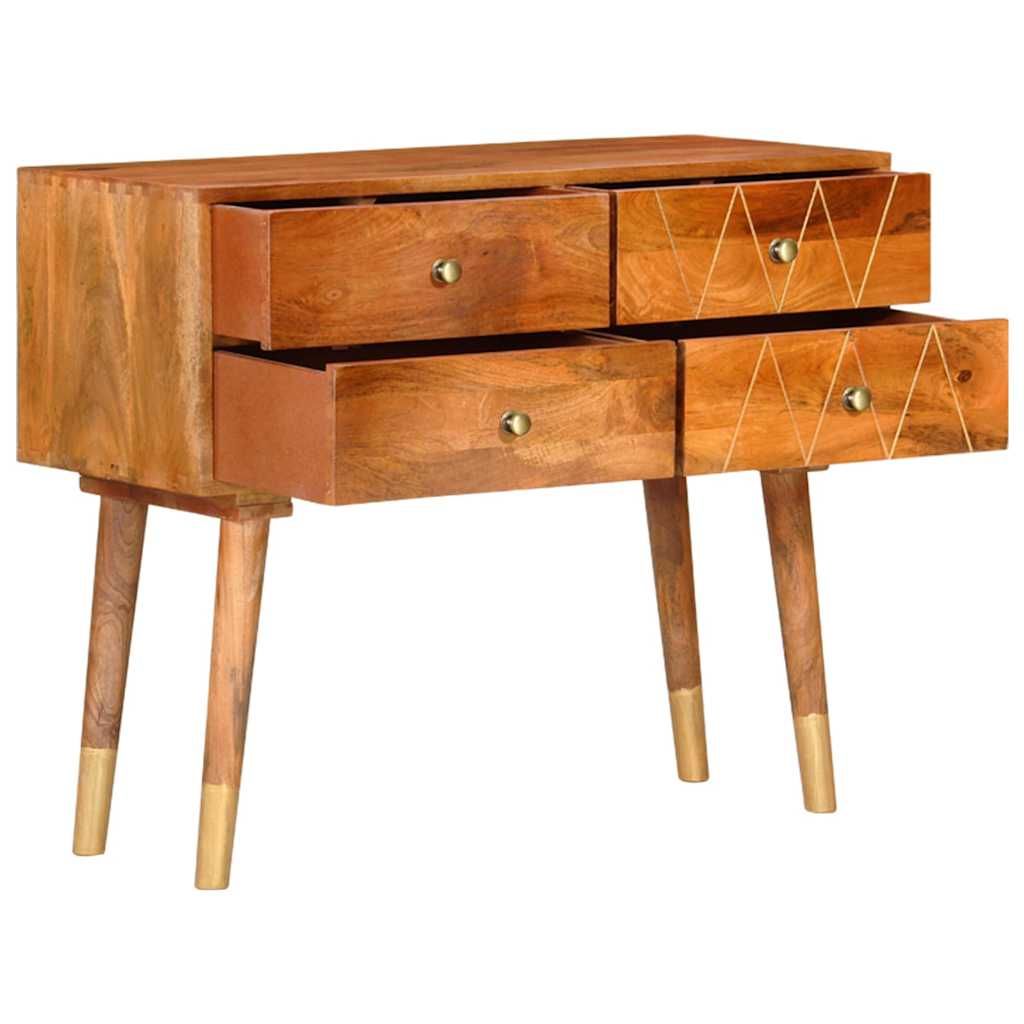 Credenza 85x40x70 cm in Legno Massello di Mango vidaXL