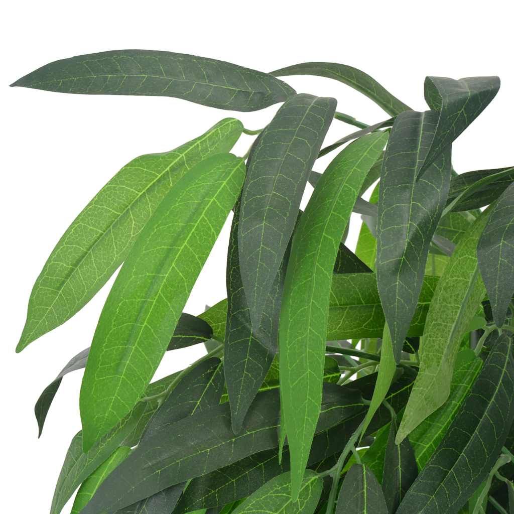 Albero di Mango Artificiale con Vaso Verde 140 cm vidaXL