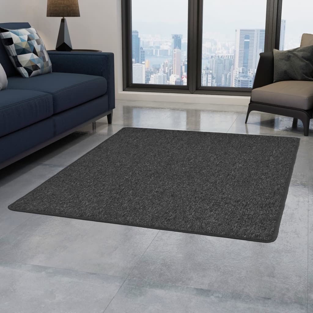Tappeto Trapuntato 80x150 cm Antracite vidaXL