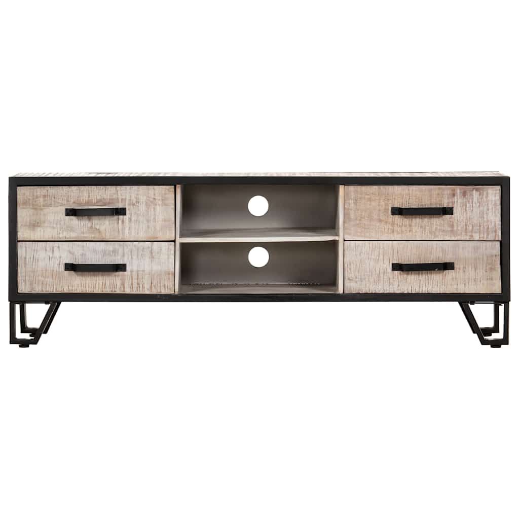 Mobile Porta TV 120x30x40 cm in Legno Massello di Acacia vidaXL
