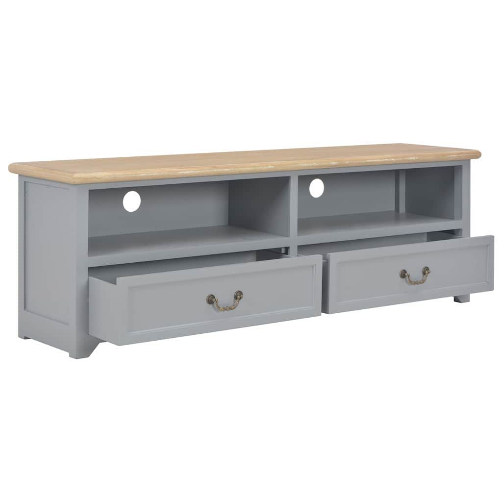 Mobile TV Grigio 120x30x40 cm in Legno vidaXL